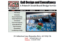 Tablet Screenshot of gabdesigns.co.uk